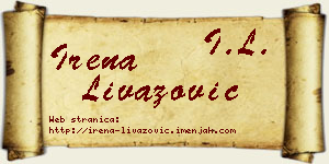 Irena Livazović vizit kartica